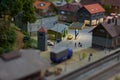 Poland, Gliwice, 12/01/2019 Miniature of cities in Kolejkowo